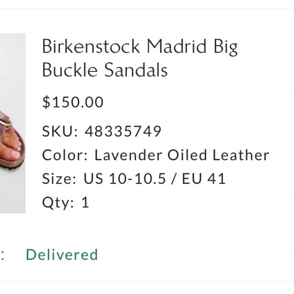 Birkenstock Madrid big buckle Sandles 41 - Picture 2 of 10